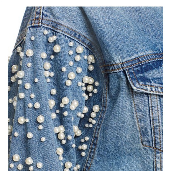 sunset and spring denim jacket